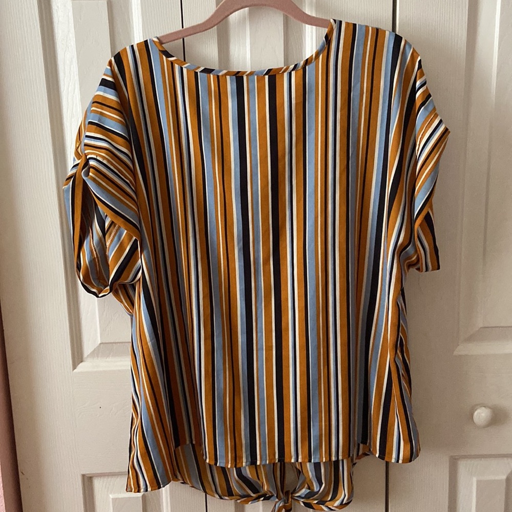Plus Size Striped Top - image 7